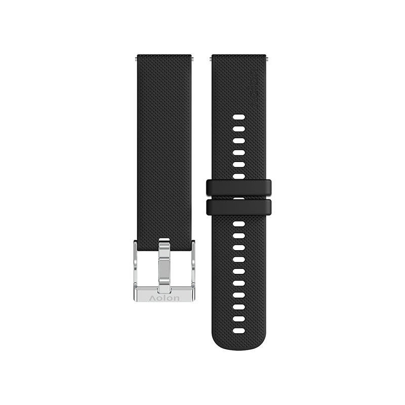 Aolon 22mm getextureerde siliconen band - Aolon